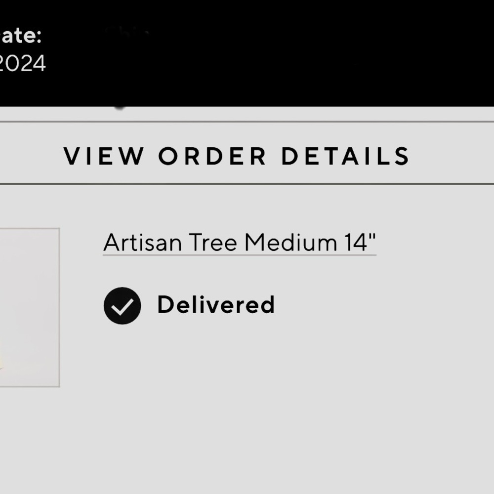 Pottery Barn Artisan Handcrafted Terracotta Medium 14” Christmas Tree NEW IN BOX - Picture 5 of 8
